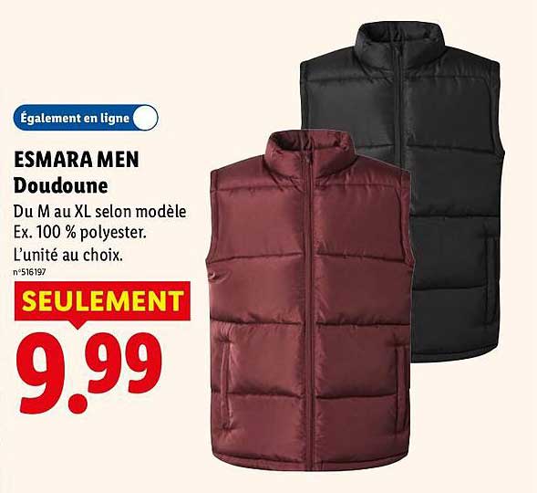 ESMARA MEN Doudoune
