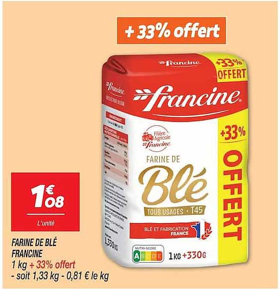 FARINE DE BLÉ FRANCINE