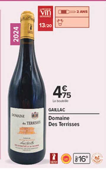 GAILLAC Domaine Des Terrisses