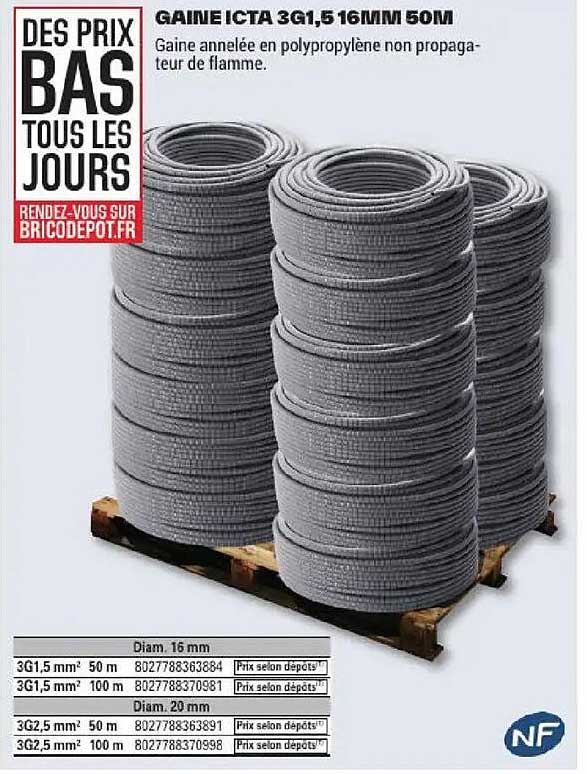GAINE ICTA 3G1,5 16MM 50M