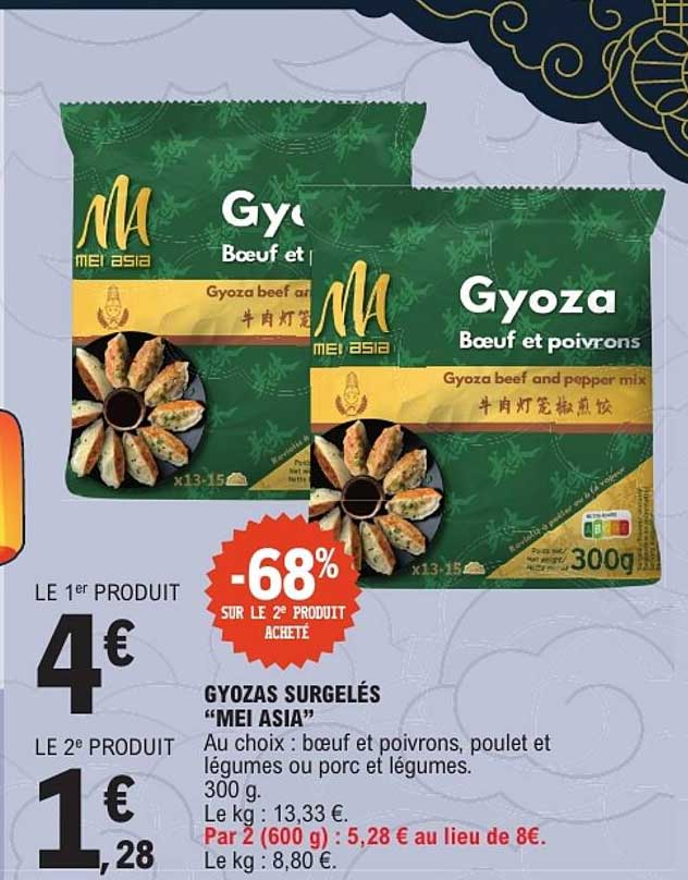 GYOZAS SURGELÉS “MEI ASIA”