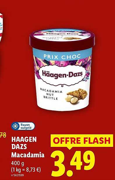 HAAGEN DAZS Macadamia 400 g