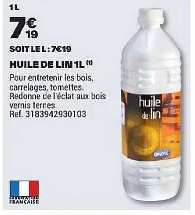 HUILE DE LIN 1L
