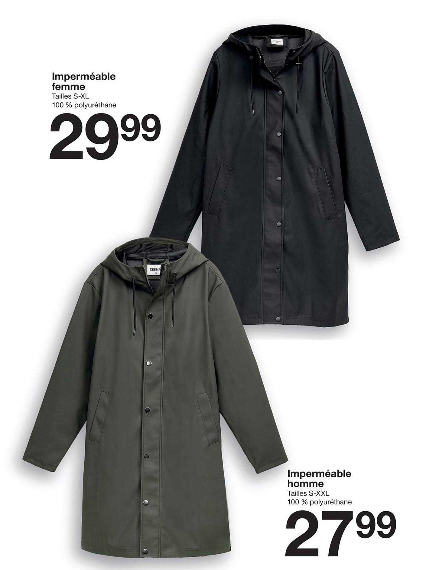 Imperméable femme