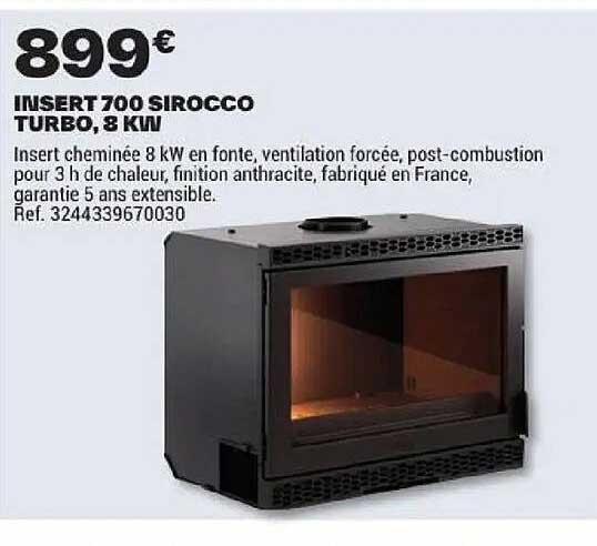 INSERT 700 SIROCCO TURBO, 8 KW