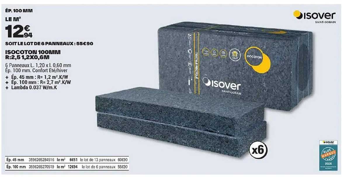 ISOCOTON 100MM R:2,6 1,2X0,6M