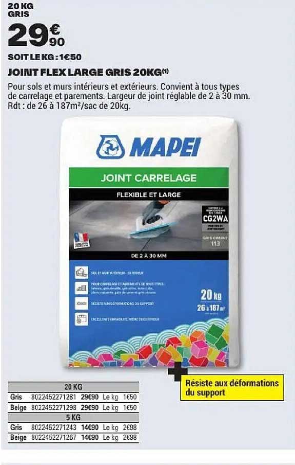 JOINT FLEX LARGE GRIS 20KG(1)