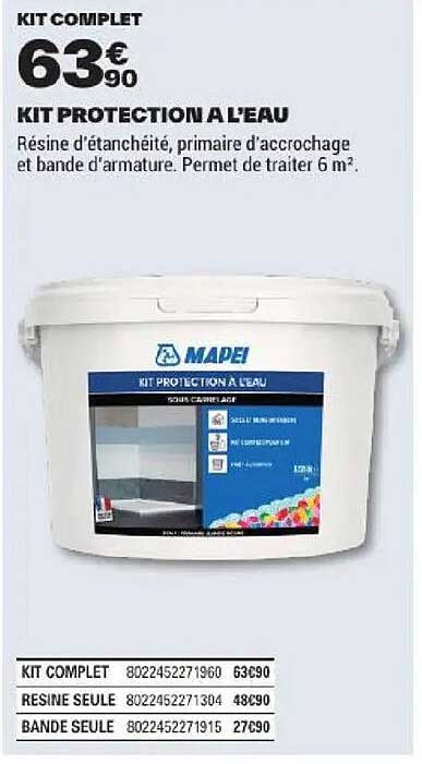 KIT PROTECTION A L'EAU