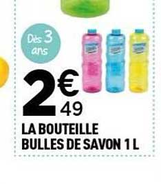 LA BOUTEILLE BULLES DE SAVON 1L