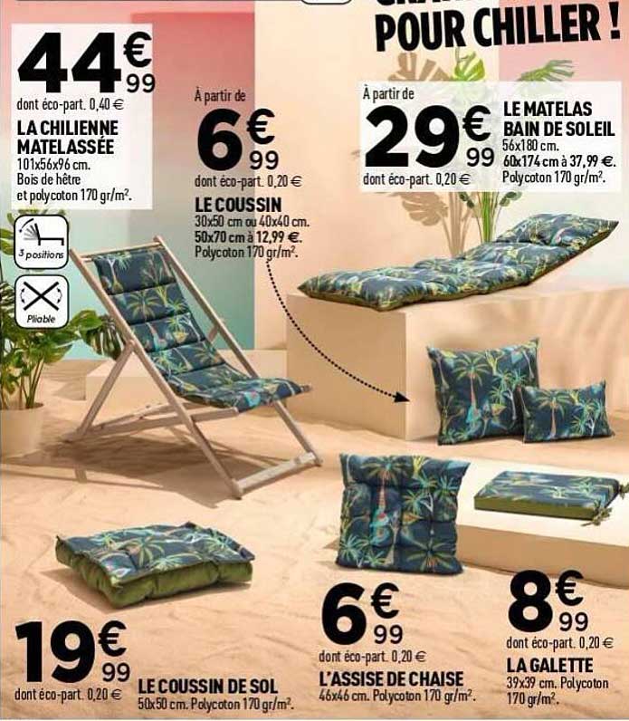 LA CHILIENNE MATELASSÉE
