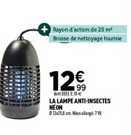 LA LAMPE ANTI-INSECTES NÉON