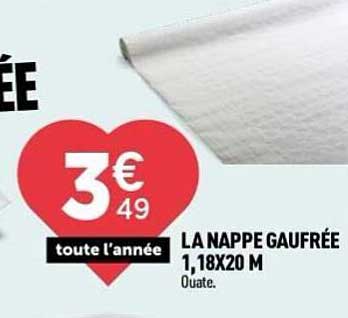LA NAPPE GAUFRÉE 1,18X20 M