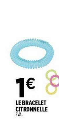 LE BRACELET CITRONNELLE EVA.