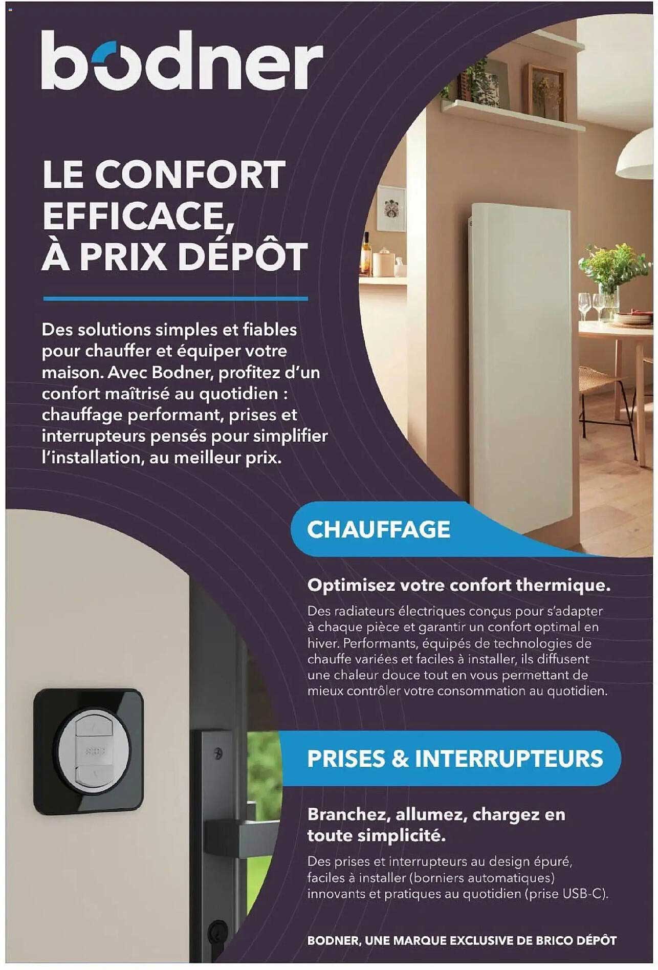 LE CONFORT EFFICACE, À PRIX DÉPÔT