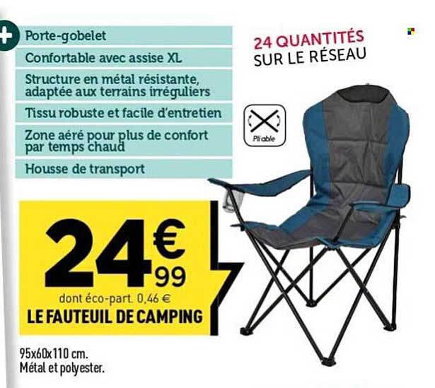 LE FAUTEUIL DE CAMPING