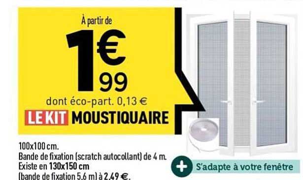 LE KIT MOUSTIQUAIRE