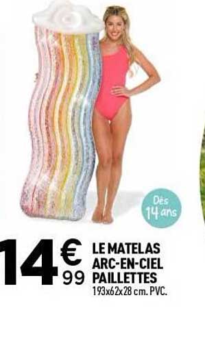 LE MATELAS ARC-EN-CIEL PALLETTES