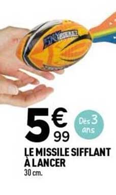 LE MISSILE SIFFLANT À LANCER