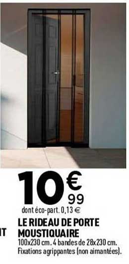 LE RIDEAU DE PORTE MOUSTIQUAIRE