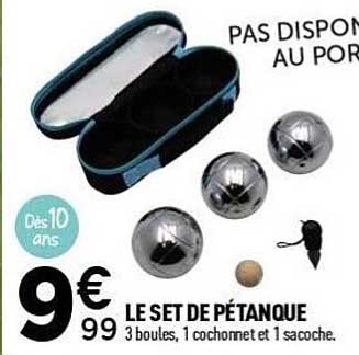 LE SET DE PÉTANQUE