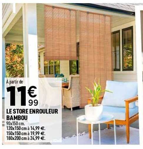 LE STORE ENROULEUR BAMBOU