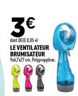 LE VENTILATEUR BRUMISATEUR
