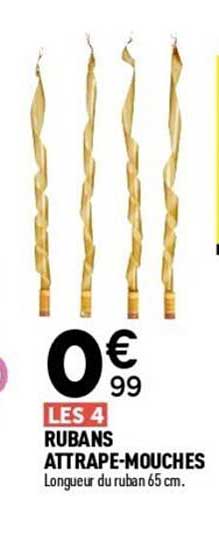 LES 4 RUBANS ATTRAPE-MOUCHES