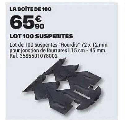LOT 100 SUSPENTES