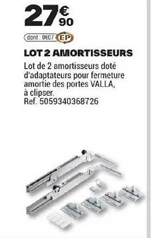 LOT 2 AMORTISSEURS