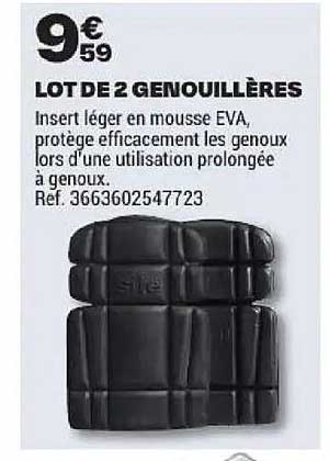 LOT DE 2 GENOUILLÈRES