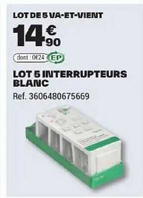 LOT DE 5 VA-ET-VIENT