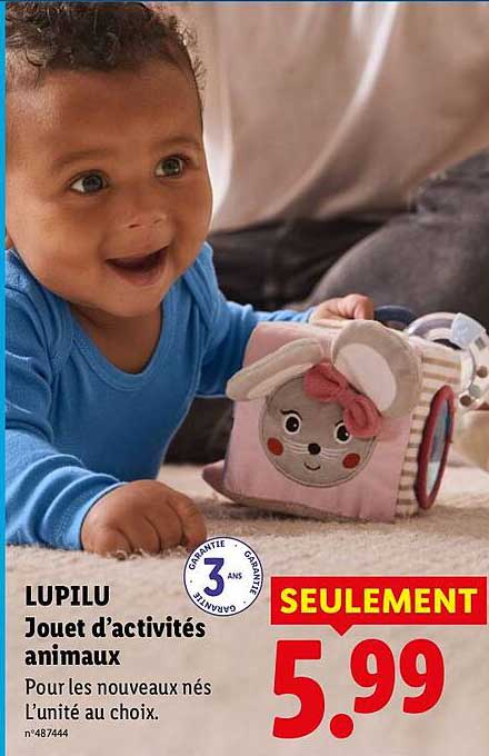 LUPILU Jouet d’activités animaux