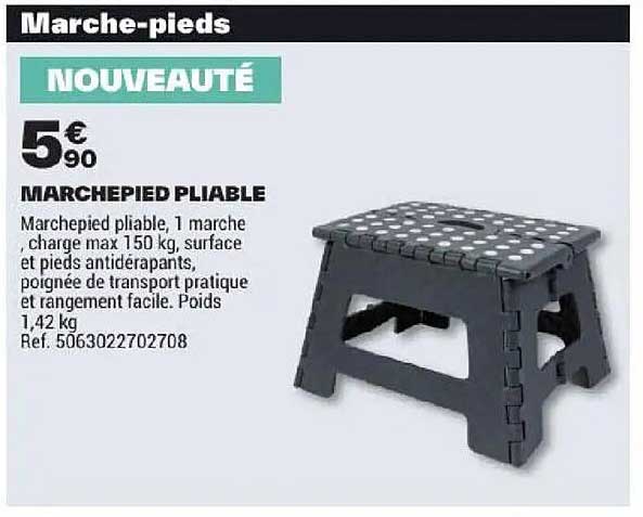 MARCHEPIED PLIABLE