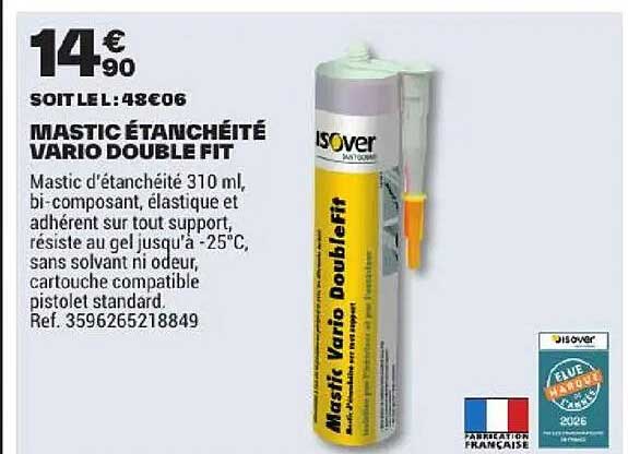 MASTIC ÉTANCHÉITÉ VARIO DOUBLE FIT