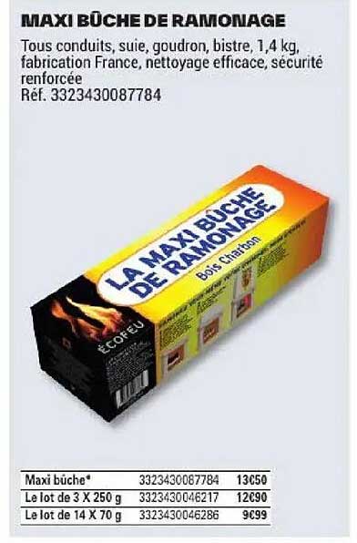 MAXI BÛCHE DE RAMONAGE