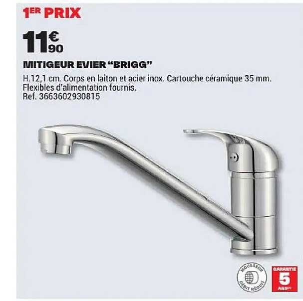 MITIGEUR EVIER “BRIGG”