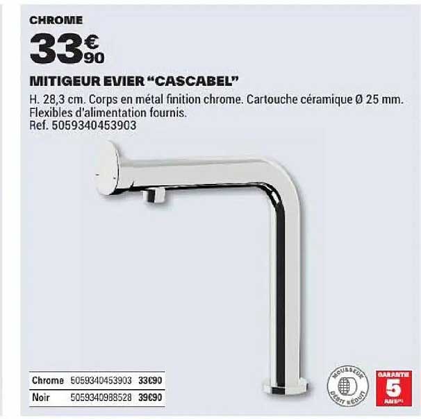 MITIGEUR EVIER “CASCABEL”
