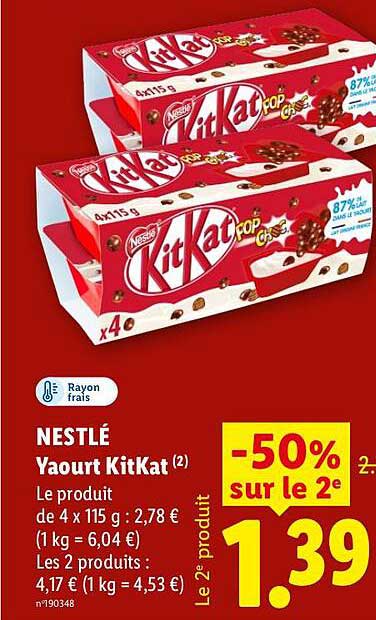 NESTLÉ Yaourt KitKat