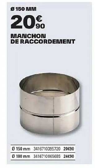 Ø 150 MM MANCHON DE RACCORDMENT