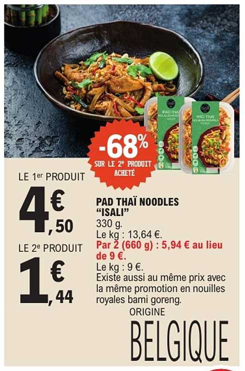 PAD THAÏ NOODLES “ISALI”