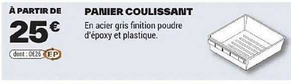 PANIER COULISSANT