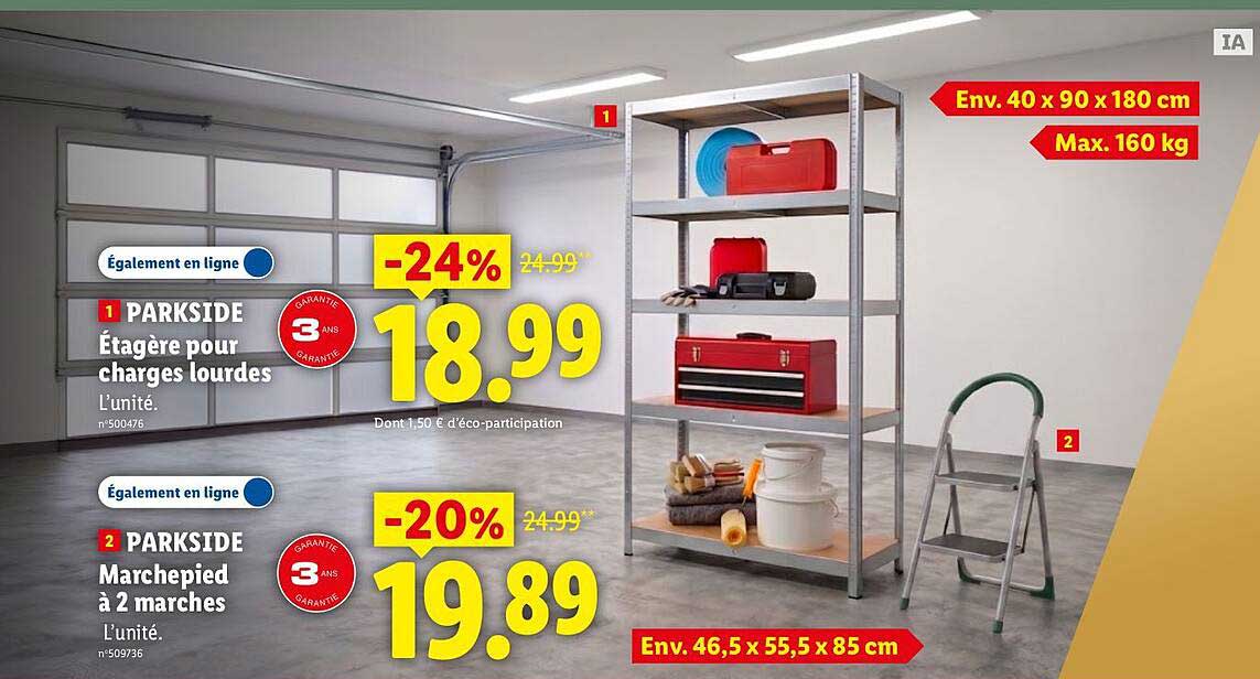 PARKSIDE Étgagère pour charges lourdes