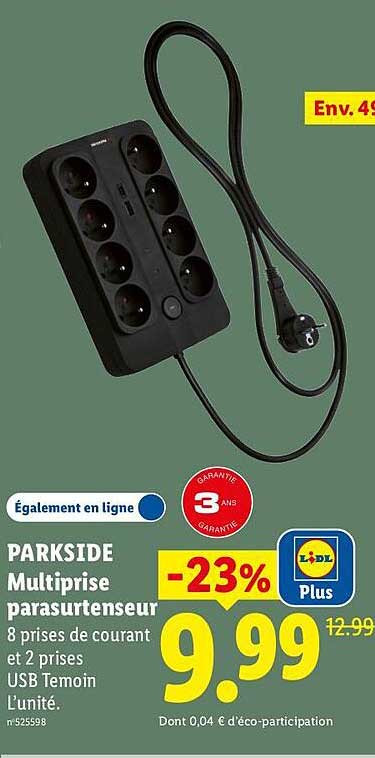 PARKSIDE Multiprise parasurtensuer