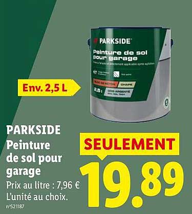 PARKSIDE Peinture de sol pour garage