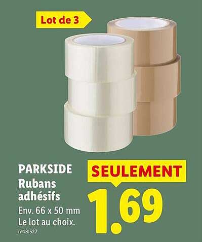 PARKSIDE Rubans adhésifs