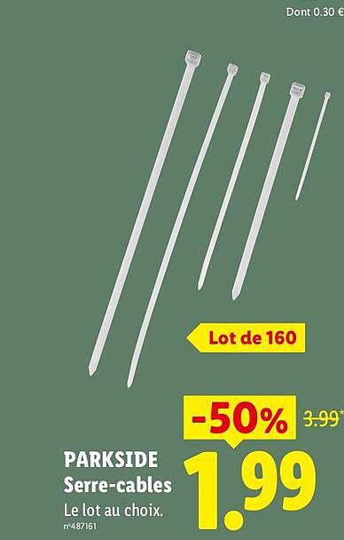 PARKSIDE Serre-cables Le lot au choix. n°487161