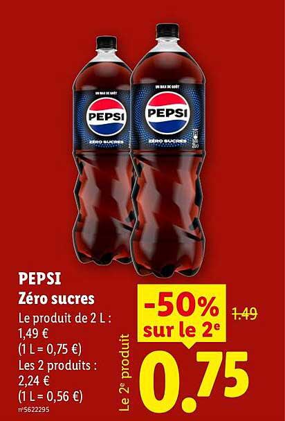 PEPSI Zéro sucres