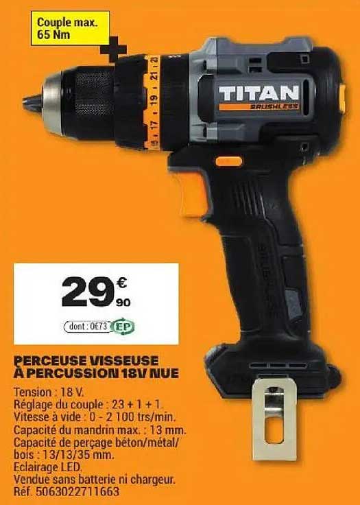 PERCEUSE VISSEUSE A PERCUSSION 18V NUE
