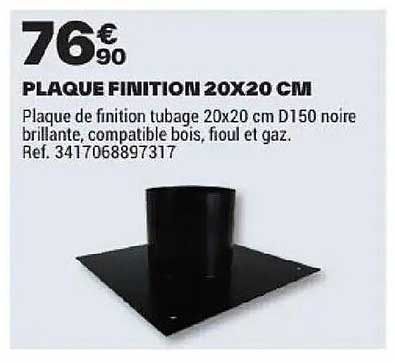 PLAQUE FINITION 20X20 CM