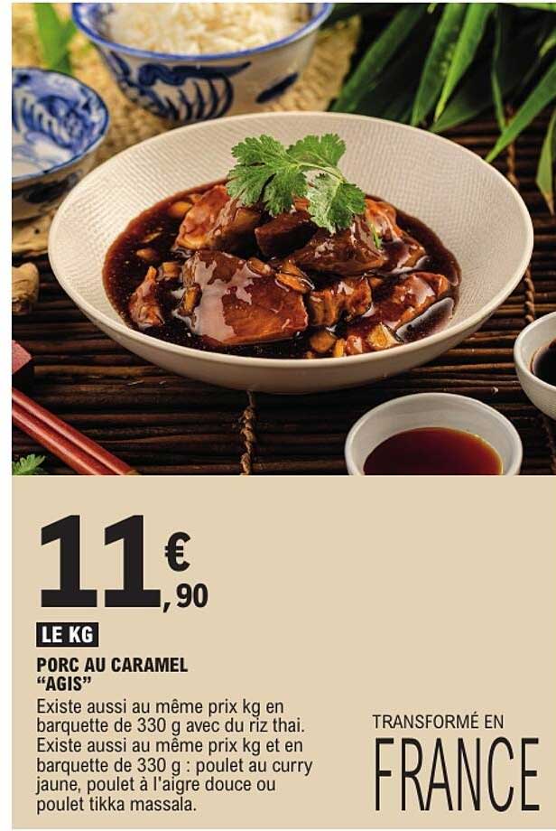 PORC AU CARAMEL “AGIS”
